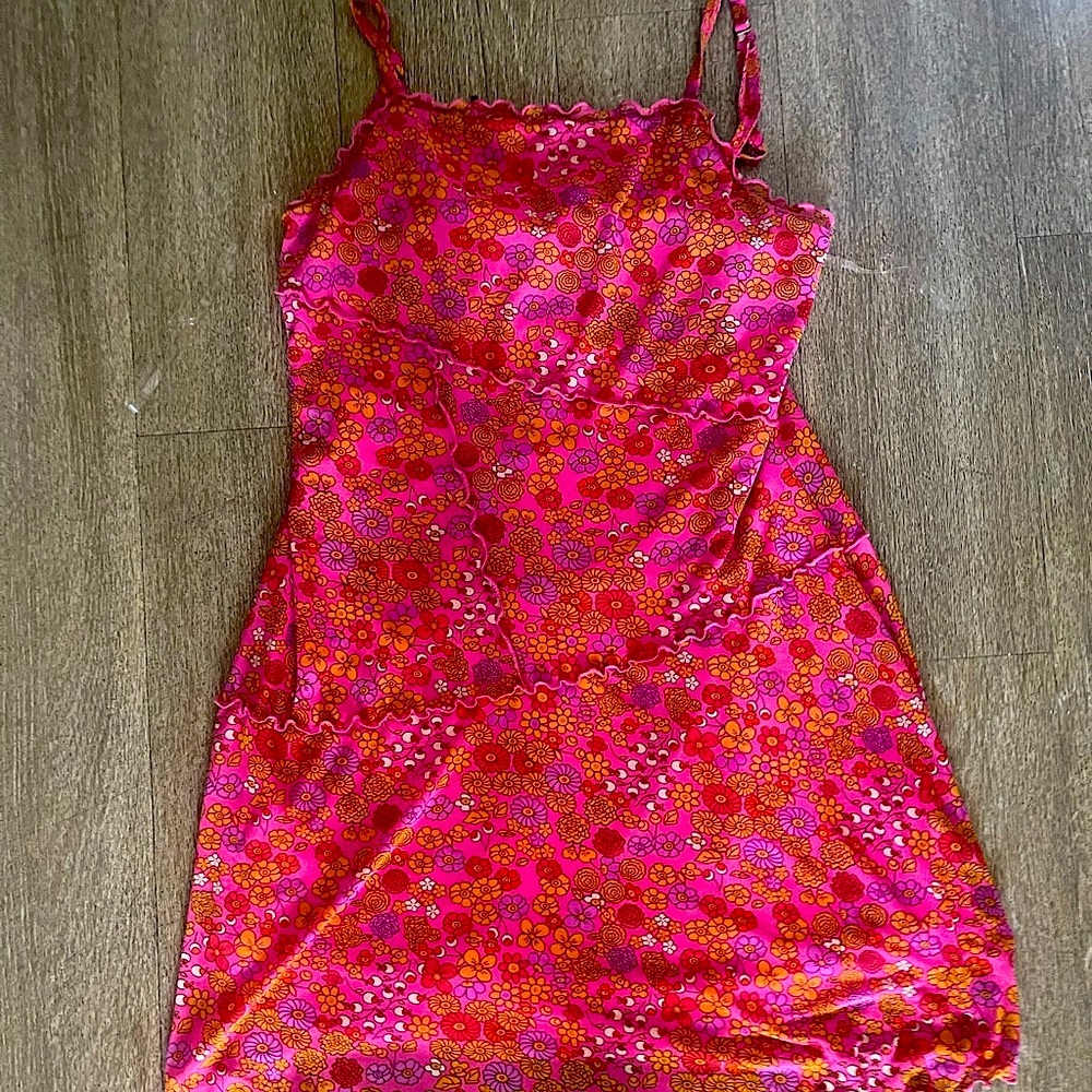 Wild Fable target retro Y2K dress sheer overlay